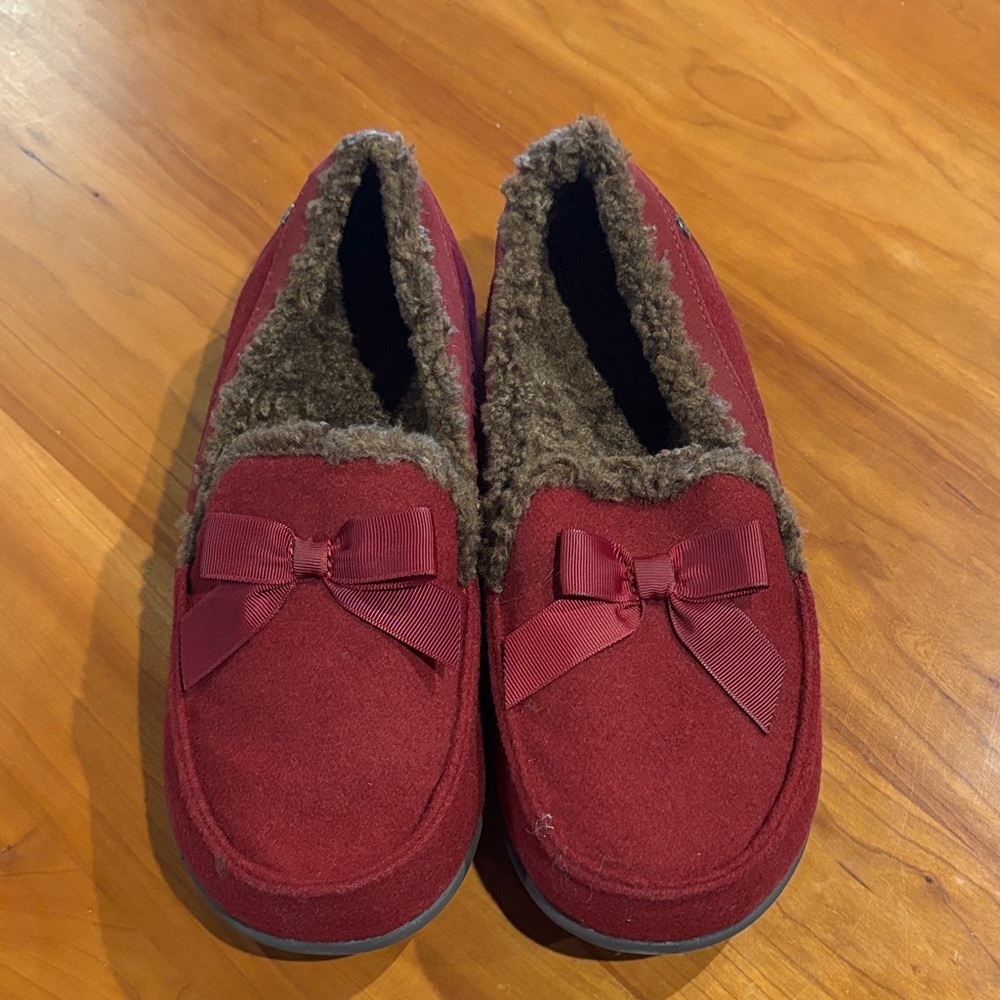 REVITALIGN Orthotic Cozy Lined Bow Slipper